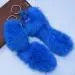 Artificial Rabbit Fur Ball Pompom Porte Clef Mobile Phone Key Holder Chain Bag Tag Charm Gift Key Chain Key Ring Keychain Feida 2