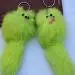 Artificial Rabbit Fur Ball Pompom Porte Clef Mobile Phone Key Holder Chain Bag Tag Charm Gift Key Chain Key Ring Keychain Feida 3