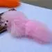 Artificial Rabbit Fur Ball Pompom Porte Clef Mobile Phone Key Holder Chain Bag Tag Charm Gift Key Chain Key Ring Keychain Feida 4