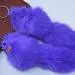 Artificial Rabbit Fur Ball Pompom Porte Clef Mobile Phone Key Holder Chain Bag Tag Charm Gift Key Chain Key Ring Keychain Feida 5