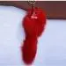 Artificial Rabbit Fur Ball Pompom Porte Clef Mobile Phone Key Holder Chain Bag Tag Charm Gift Key Chain Key Ring Keychain Feida 6
