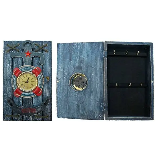 Artistic Silent Retro Creative European Style Vintage Rustic Decorative Antique Wooden Home Wall Clock 89071 1