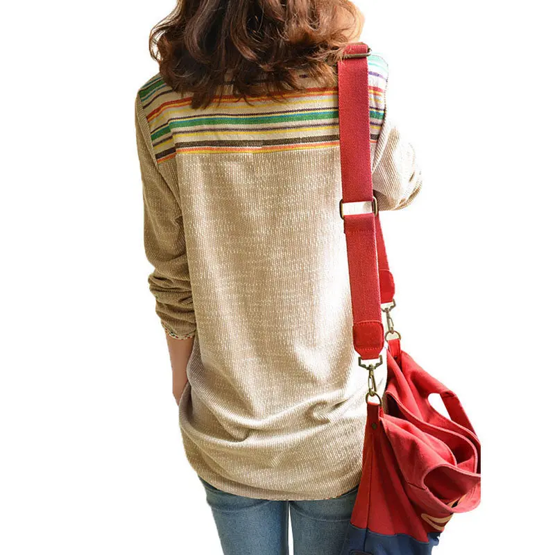 Artistic Style Knitted Women Blouses Fresh Hearts Flowers Appliques Shirts Women Blusas Femininas Women Tops 2