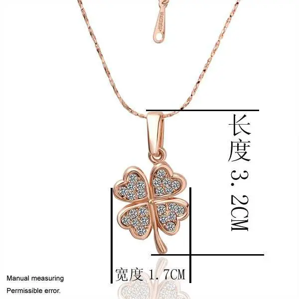 Austrian Crystal Collar Necklace Golden Clover Colares Collier Plastron 1