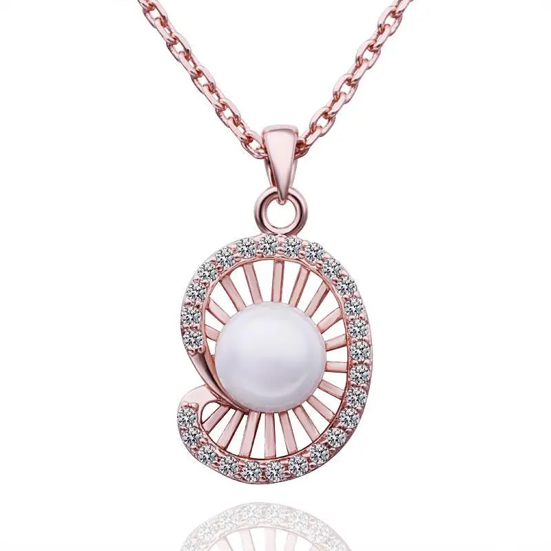 Austrian Crystal Collar Necklace Shell Pear Gros Collier Femme Horloge 52 2