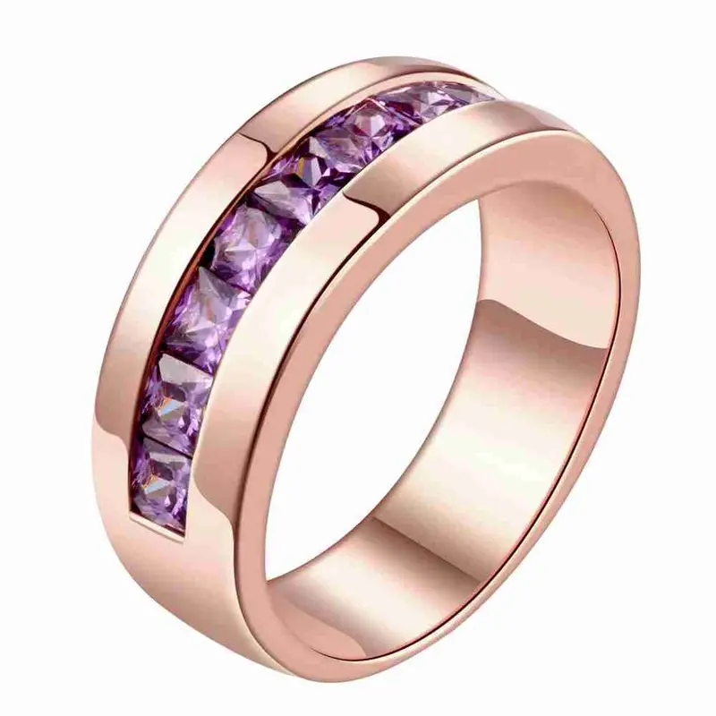 Austrian Crystal Rings For Men Inside Circle Ring Men Gift For Her 1