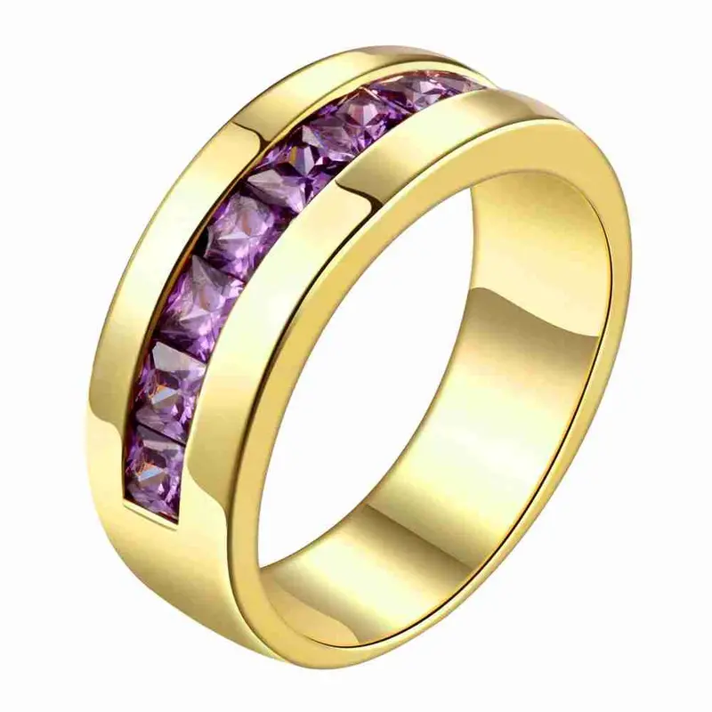 Austrian Crystal Rings For Men Inside Circle Ring Men Gift For Her 2