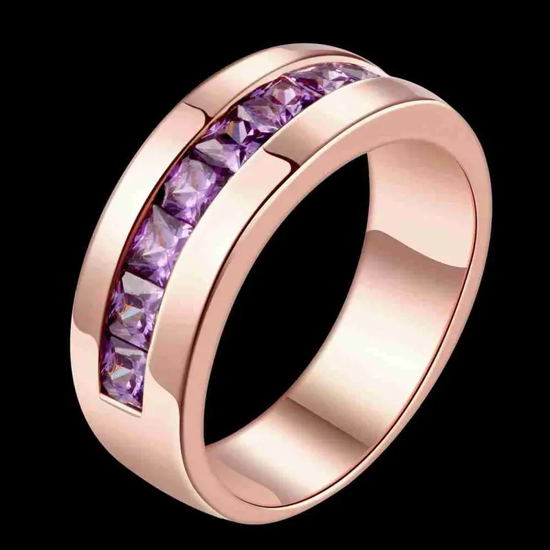 Austrian Crystal Rings For Men Inside Circle Ring Men Gift For Her 4