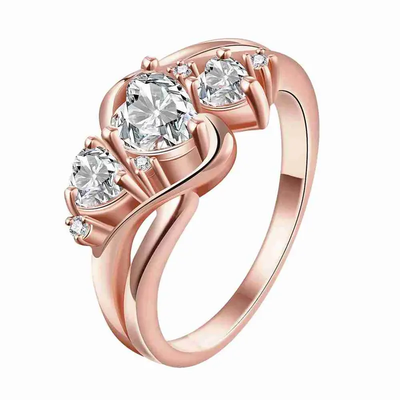 Austrian Crystal Rings Set Crystal Wire Anel Bone 1