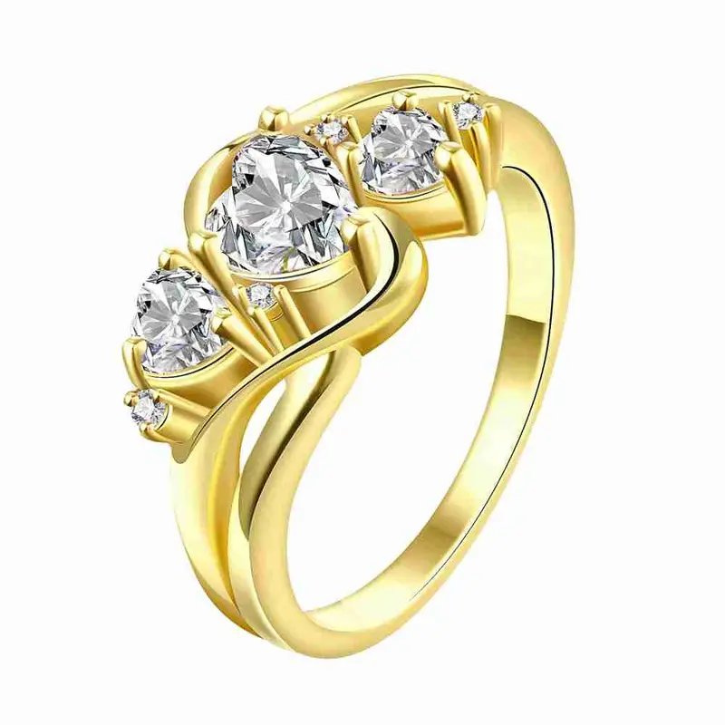 Austrian Crystal Rings Set Crystal Wire Anel Bone 2