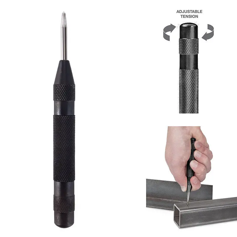 Automatic Center Pin Punch Loaded Marking Starting Holes Tool High Speed Steel Automatic Centre Punch/Dot Punch 91699 1