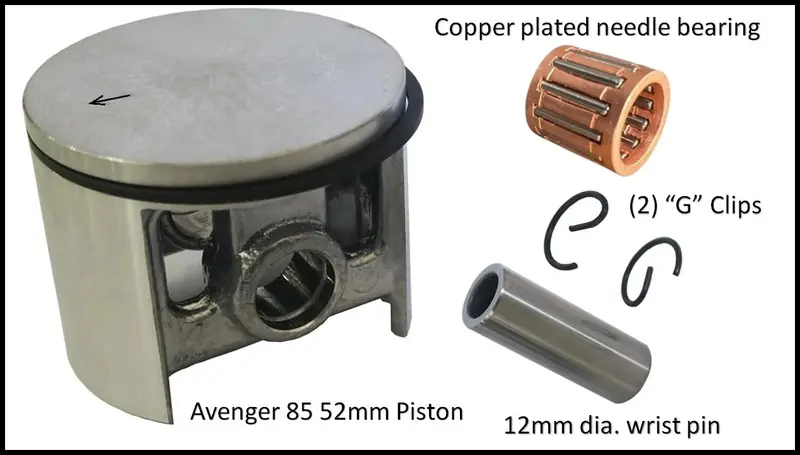 Avenger 85 > Complete Piston Kit 52Mm Dia. 1