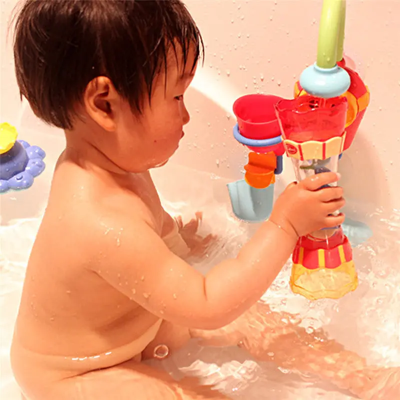 Baby Bath Toys Toddler Boy Plastic Bath Swim Water Whirly W Cup Beach Kids Toys For Children 1