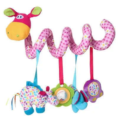 Baby Bed Bells Toys St Baby Rattle Music Box Giraffe Crib Hanging Bed Bell Hbells Developmental Toy 1