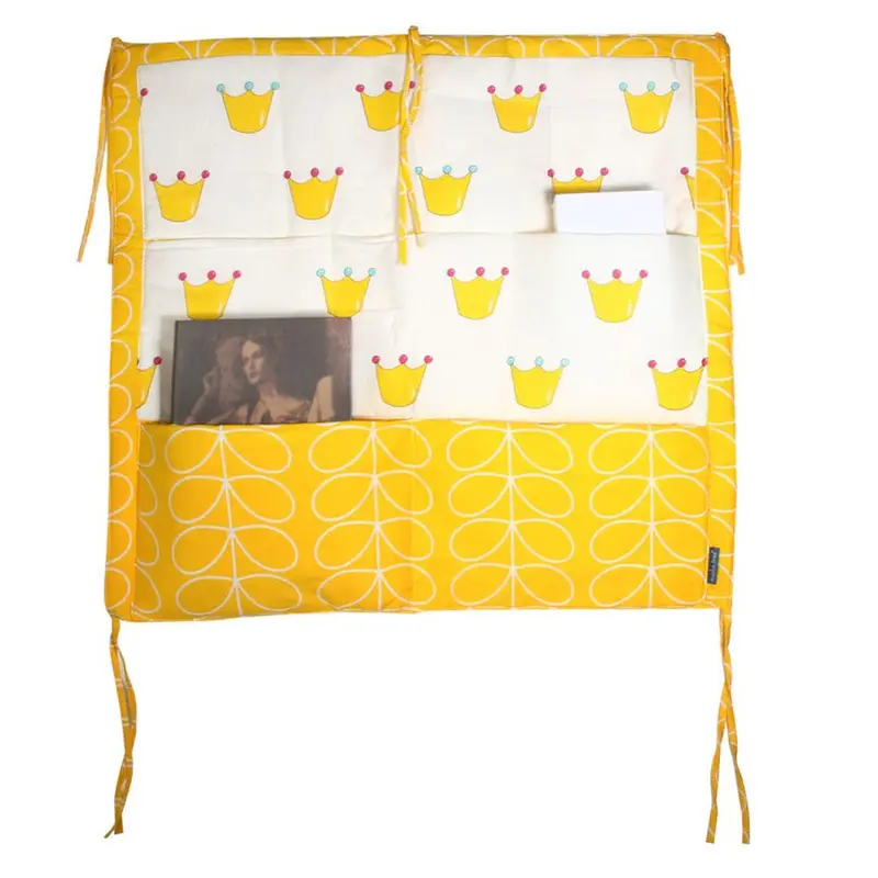 Baby Bed Hanging Storage Bag Cotton Born Crib Organizer Toy Diaper Pocket For Crib Bedding Accessories 5