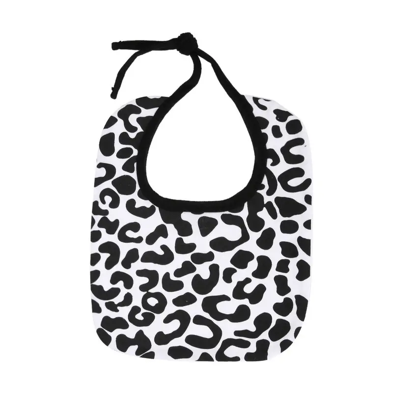 Baby Bibs Batman Clouds Cross Grid Towel Cotton Children Infant Saliva Towels Girls Boys Bebe Bana Bibs Black White 4