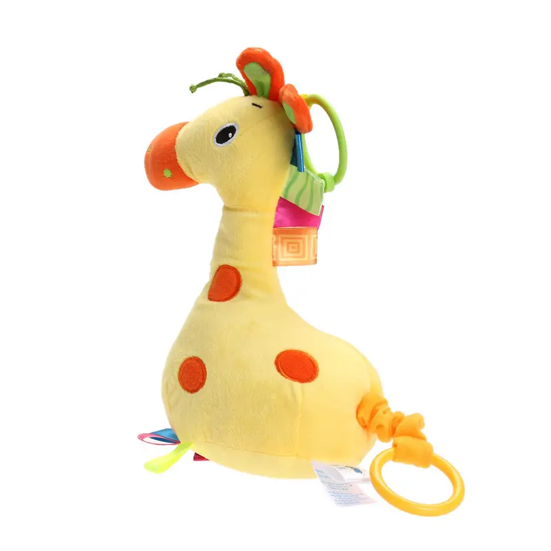 Baby Girl Boy Toys Stroller Bed Hanging Giraff Animal Hbell Rattle Mobile Teether Education Stuffed Plush Kid Toys 1