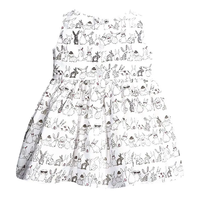 Baby Girl Dress Cartoon Printed Kids Clothes Children Dress Princess Party Dresses For Girls Vestido Infantil 1