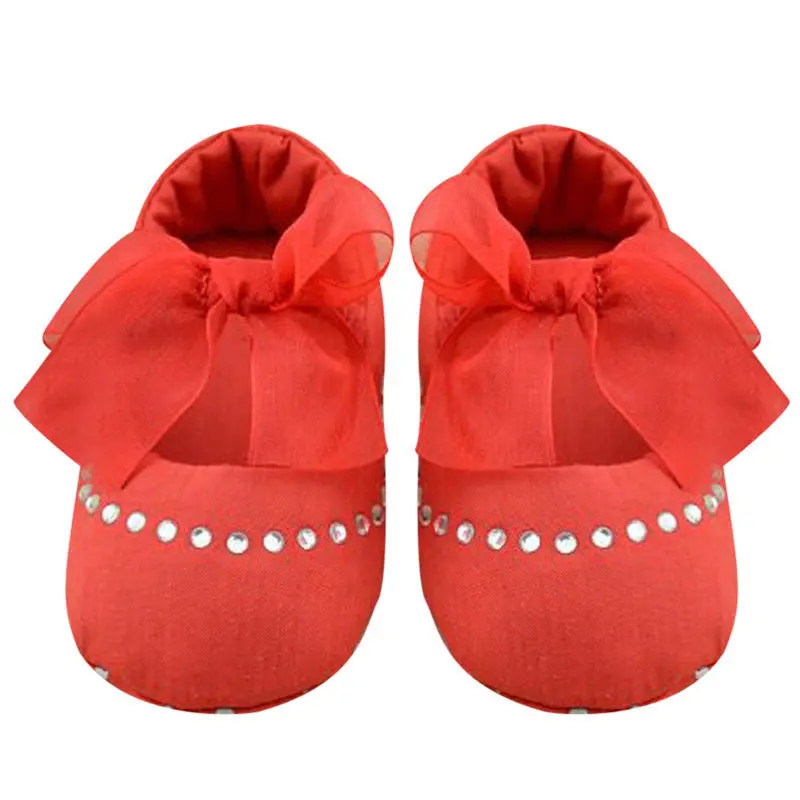 Baby Girl Princess Prewalker Shoes St Sole Shoes Infant Rhinestone Crib Shoes First Walkers Girl Toddler Shoes 1