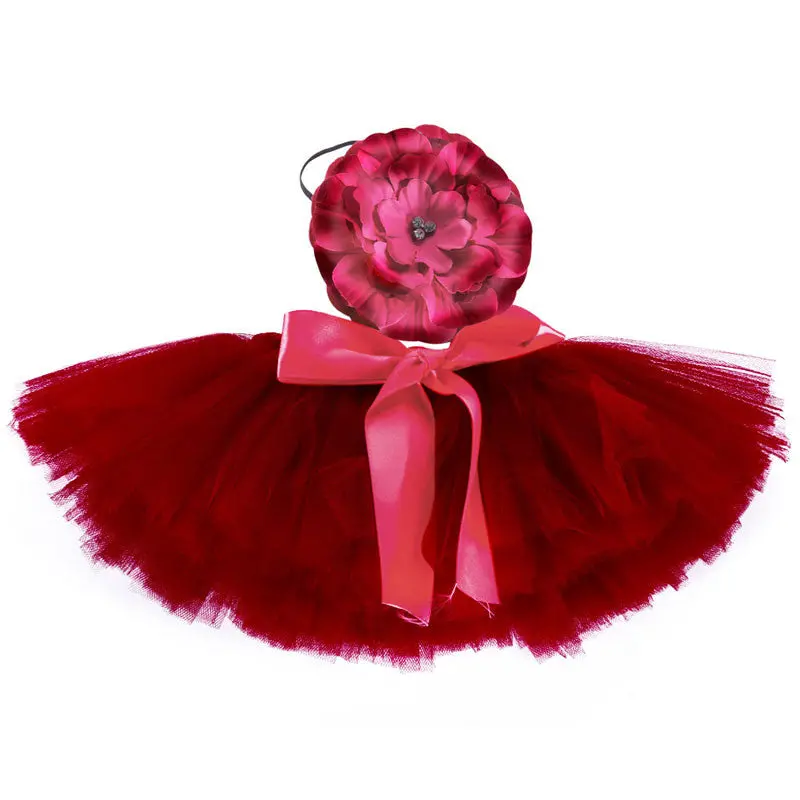 Baby Girl Tulle Tutu Skirt Born Pography Props Bowknot Baby Tutu Skirt Birthday Gift For 0-4 Months 1