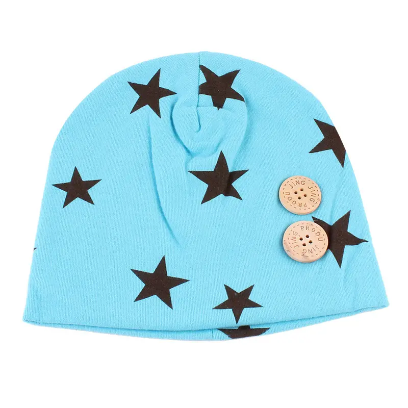 Baby Hat Boy Girl Cap Beanie Star Mama Papa Children Hospital Hats Cotton Knitted Toddlers Baby Caps 1