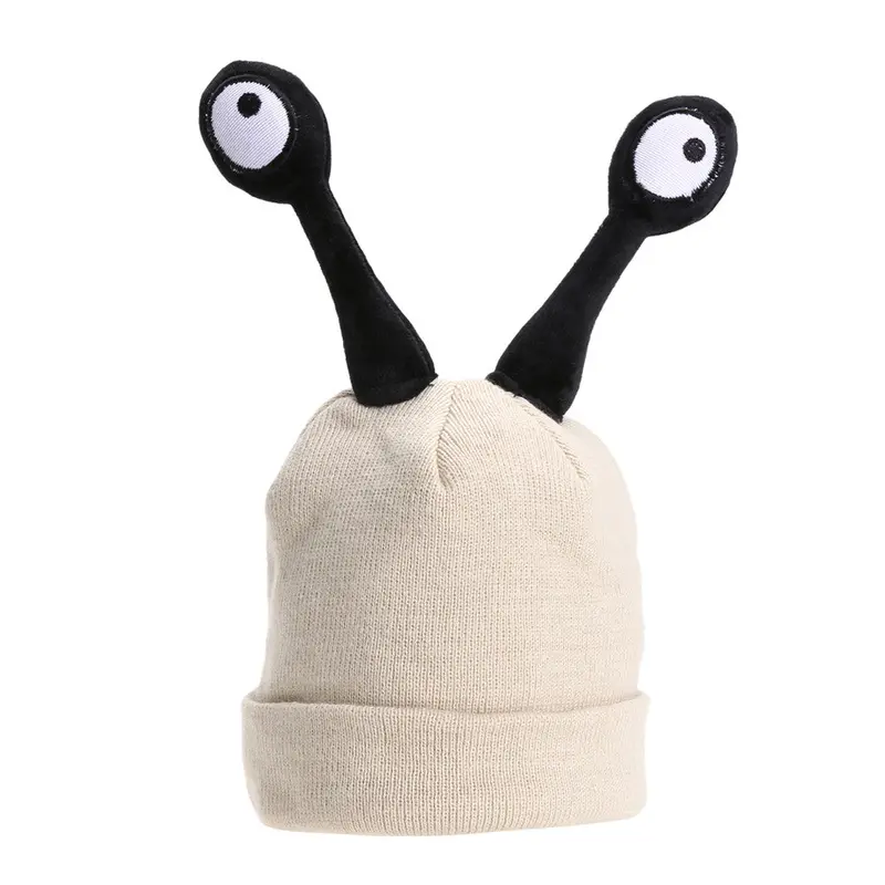 Baby Hat Cartoon Insect Kids Bonnet Warm Wool Knitted Cap Beanie Cute Eyes Baby Boys Girls Hat 3