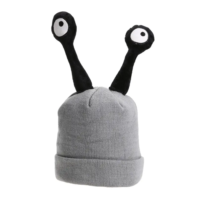 Baby Hat Cartoon Insect Kids Bonnet Warm Wool Knitted Cap Beanie Cute Eyes Baby Boys Girls Hat 4