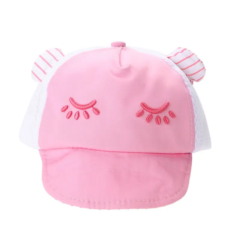 Baby Hat For Kids Boy Girl Baseball Cap Eyes Ear Style Infant Children Mesh Hats Toddler Sun Casquette 1