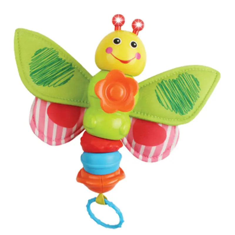 Baby Kid St Developmental Music Hang Toy Lovely Plush Baby Rattle Crinkle Educational Toys For Children 1
