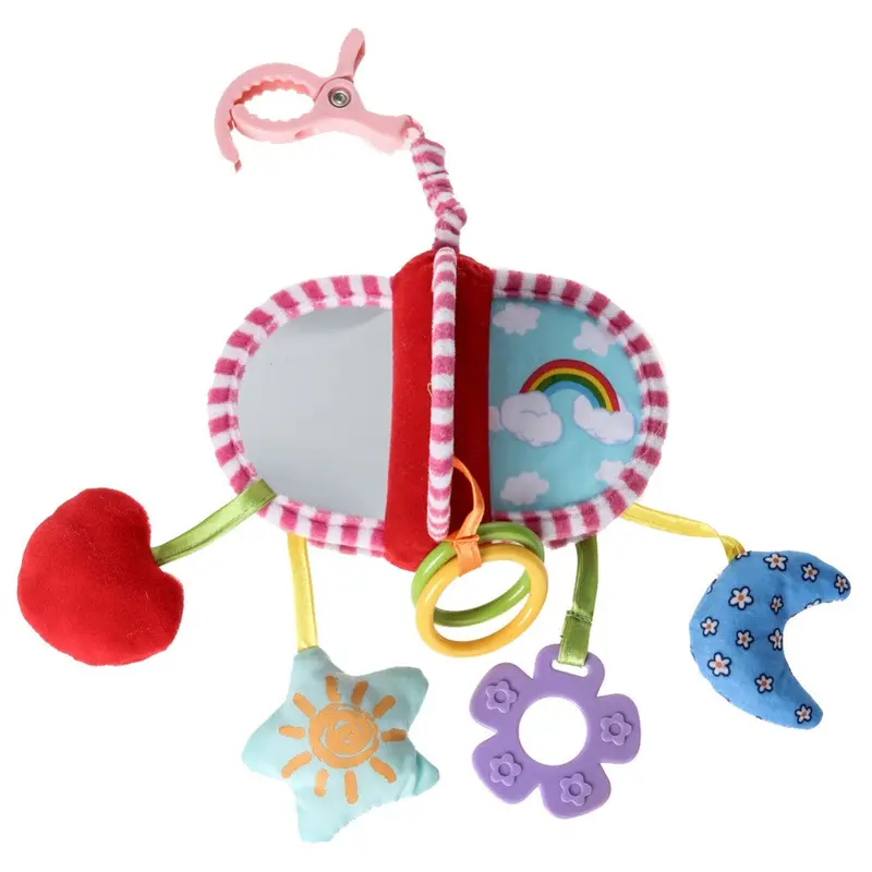Baby Rattles Hang Baby Crinkle Toy Gym Activity St Music Crib Bed Bell Educational Toy Rotate Wind-Up Twist 1