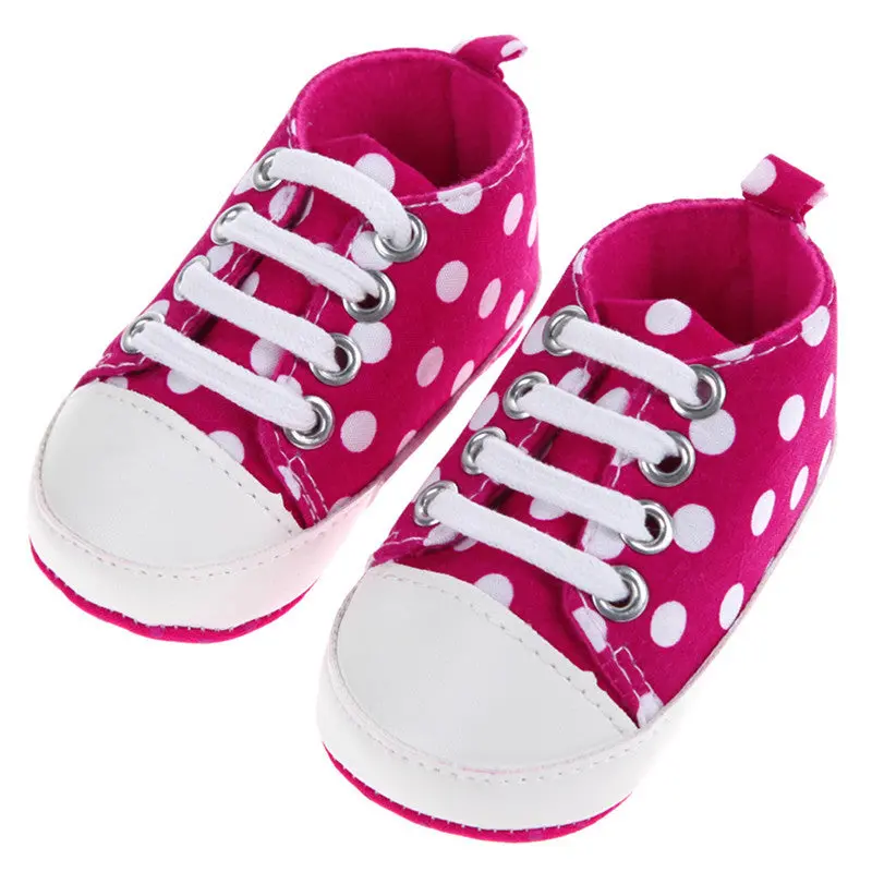 Baby Shoes Dot Infant Toddler Bay Girl Boy Shoes St Sole Sneaker Prewalker First Walker For 0-18 Months 1