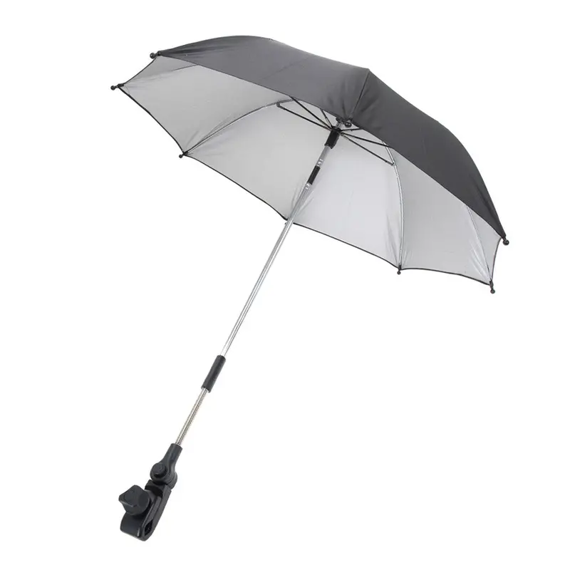 Baby Stroller Accessories Portable Solid Umbrella Kids Children Pram Shade Parasol Adjustable Folding For Chair 1