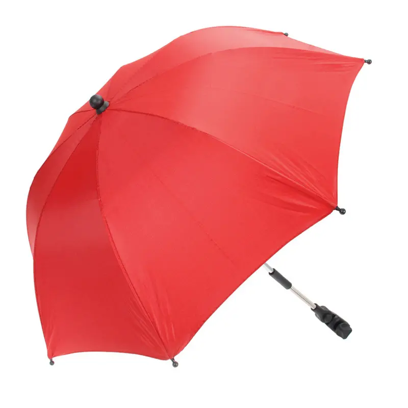 Baby Stroller Accessories Portable Solid Umbrella Kids Children Pram Shade Parasol Adjustable Folding For Chair 2