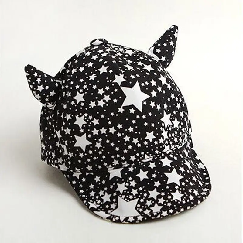 Baby Sun Hats St Brim Cute Baby Cap Ox Horn Bonnet Cotton Outdoor Baby Baseball Beret Caps Boy Girl For 1-3Y Baby 1