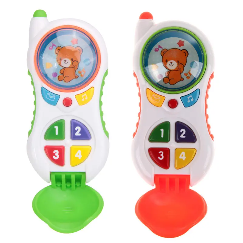 Baby Toy Phone Kids Learning Study Musical Cell Phone Children Educational Toy Mobile Phone Rom Color 1
