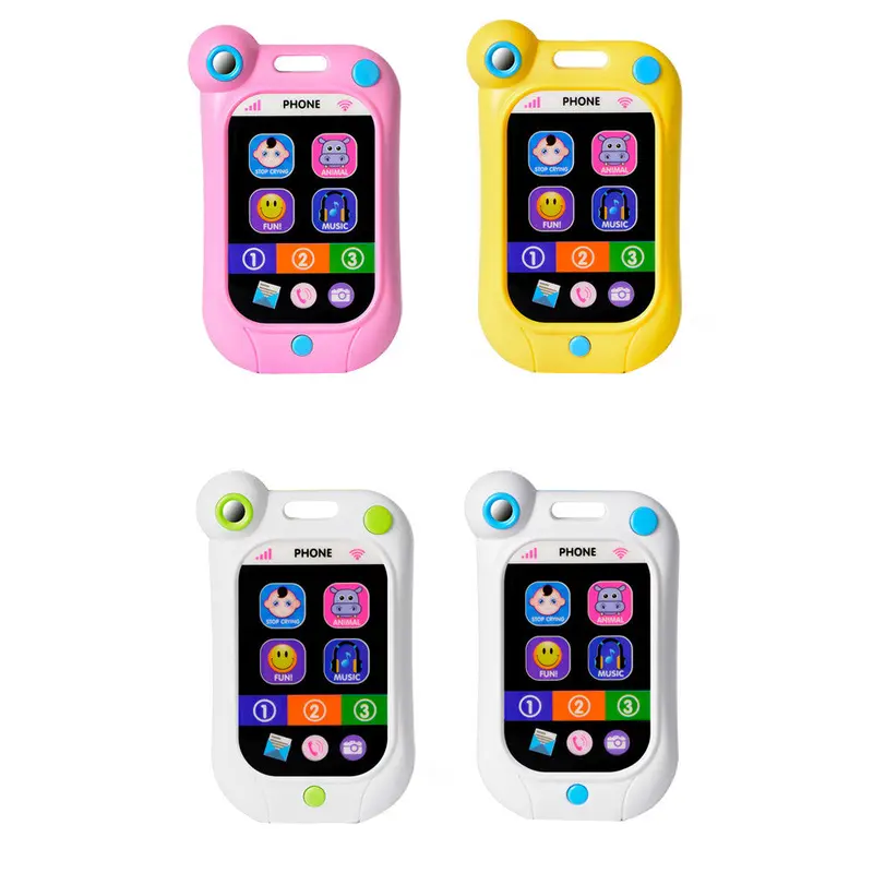 Baby Toy Phone Touch Screen Smartphone Music Mobile Phone Educational Toy For Children Rom Color 1
