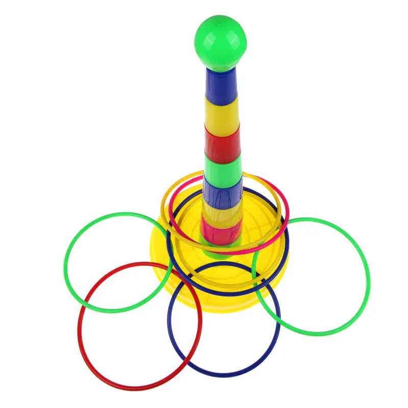 Baby Toys Hoopla Plastic Circle S Educational Toy Puzzle Game Kids Ring Toss Game Toy 1