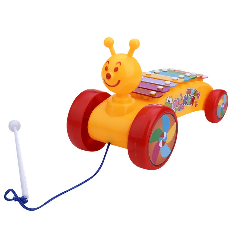 Baby Toys Walker Training Toy Kids Pull Along Walker Snail Musical Toddler Toys 1