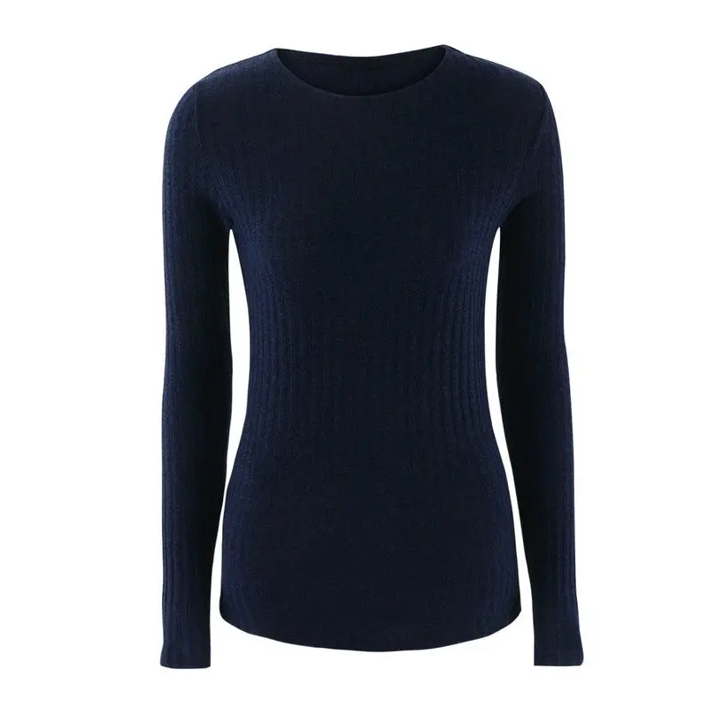 Back Lace Up Knitwear Pullover Women Side Split Knitted Women Tops Pull Femme Long Sleeve Slim Sweater Tops 1