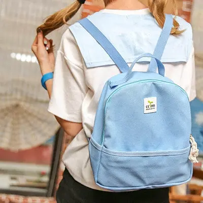 Backpack School Bags For Teenage Girls Korean Style Canvas Schoolbag Travel Backpacks Satchel Laptop Bag Shoulder Rucksack 3
