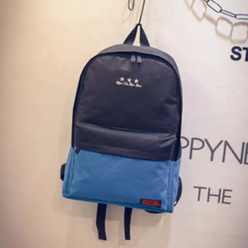 Backpack School Bags For Teenagers Girls Boys Canvas Schoolbag Korean Style Travel Backpacks Satchel Women Shoulder Rucksack 1