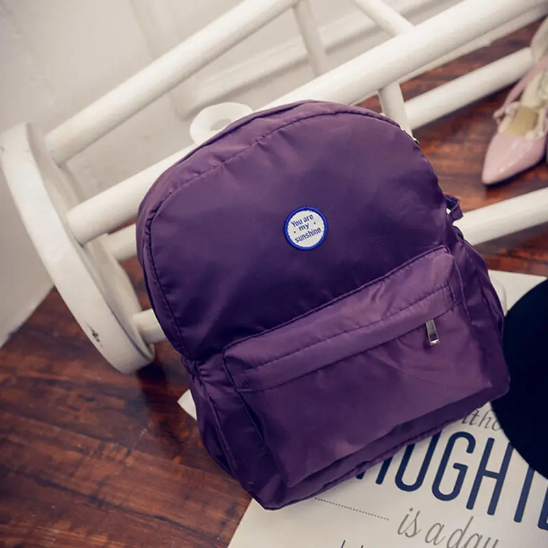Backpack School Bags For Teenagers Girls Boys Nylon Bag Korean Style Schoolbag Travel Backpacks Satchel Shoulder Rucksack 2