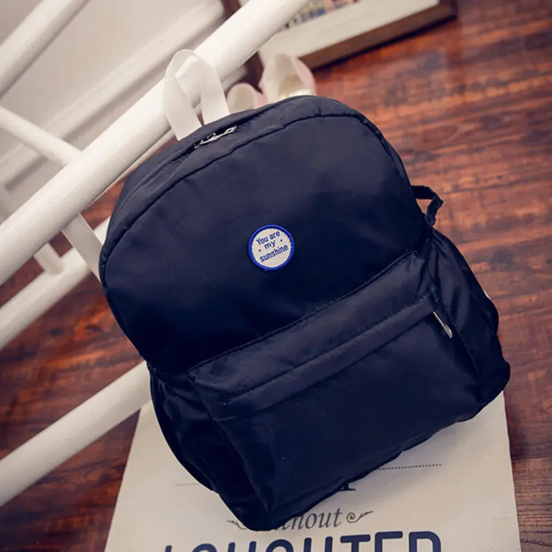 Backpack School Bags For Teenagers Girls Boys Nylon Bag Korean Style Schoolbag Travel Backpacks Satchel Shoulder Rucksack 5