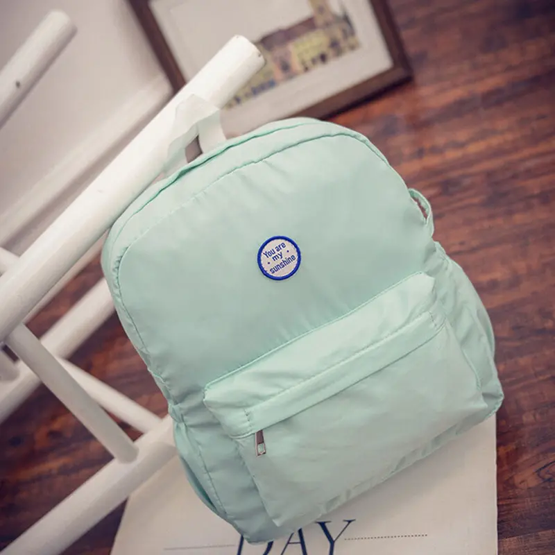 Backpack School Bags For Teenagers Girls Boys Nylon Bag Korean Style Schoolbag Travel Backpacks Satchel Shoulder Rucksack 6