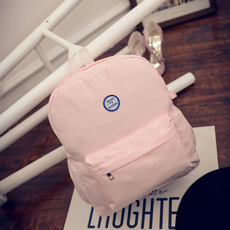 Backpack School Bags For Teenagers Girls Boys Nylon Bag Korean Style Schoolbag Travel Backpacks Satchel Shoulder Rucksack 8