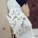 Backpack School Bags For Teenagers Pu Leather Korean Laptop Travel Satchel Print Rucksack Bolsa Feminina 1