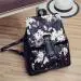 Backpack School Bags For Teenagers Pu Leather Korean Laptop Travel Satchel Print Rucksack Bolsa Feminina 2