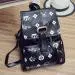 Backpack School Bags For Teenagers Pu Leather Korean Laptop Travel Satchel Print Rucksack Bolsa Feminina 5