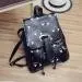 Backpack School Bags For Teenagers Pu Leather Korean Laptop Travel Satchel Print Rucksack Bolsa Feminina 6