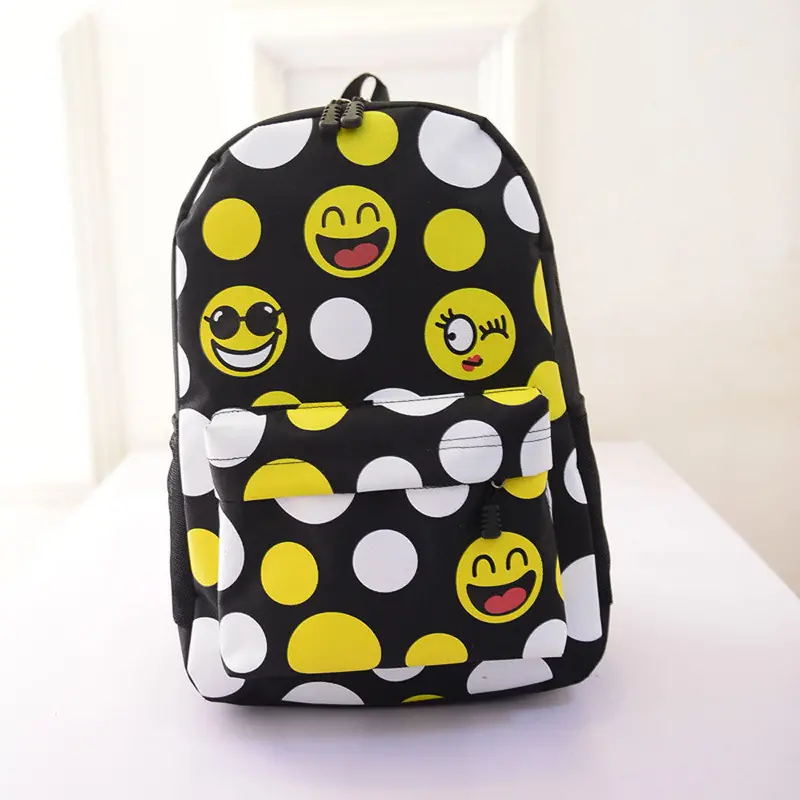 Backpack Women Korean Style School Bags For Teenage Girls Emoji Travel Satchel Schoolbag Backpacks Mochilas Mujer 1